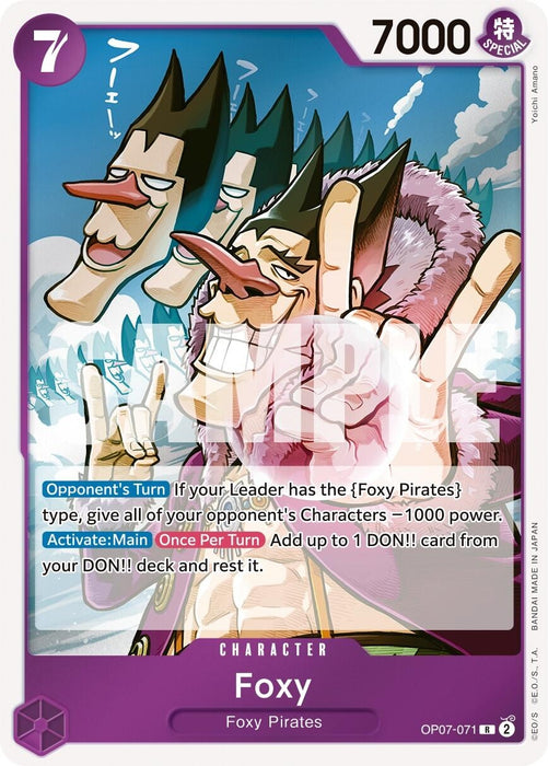 Foxy (071) (OP07-071) (Foil) [500 Years in the Future]