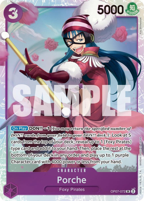Porche (OP07-072) (Foil) [500 Years in the Future]