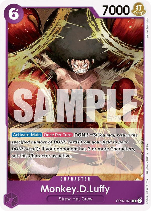 Image for Monkey.D.Luffy (073) (OP07-073) (Foil) [500 Years in the Future] - One Piece Card Game