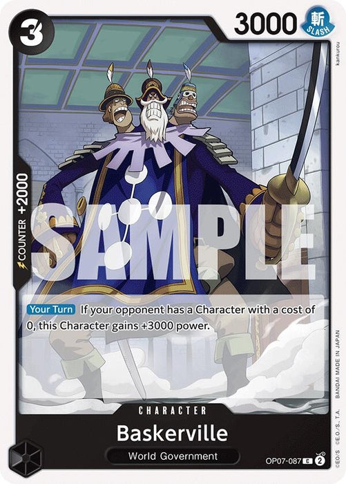 Image for Baskerville (OP07-087) [500 Years in the Future] - One Piece Card Game