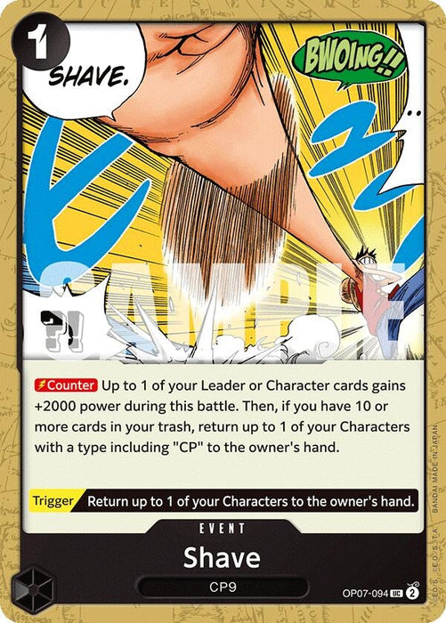 Image for Shave (OP07-094) [500 Years in the Future] - One Piece Card Game