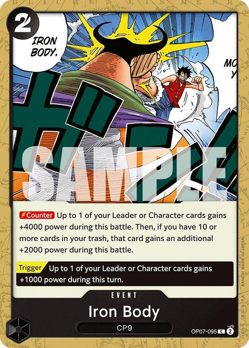 Image for Iron Body (OP07-095) [500 Years in the Future] - One Piece Card Game