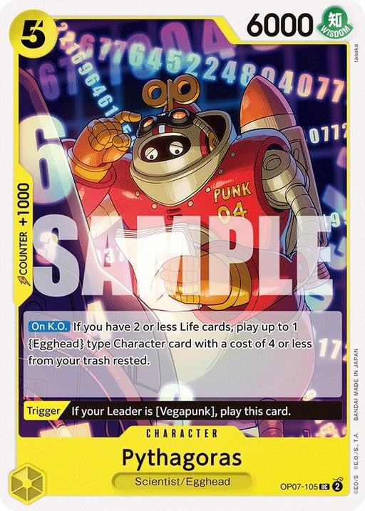 Image for Pythagoras (OP07-105) [500 Years in the Future] - One Piece Card Game