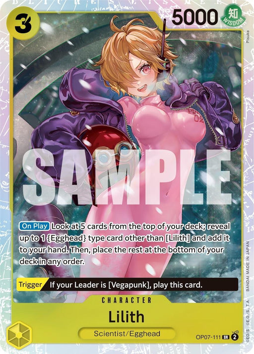 Image for Lilith (OP07-111) (Foil) [500 Years in the Future] - One Piece Card Game