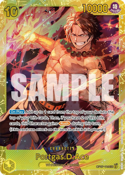 Image for Portgas.D.Ace (119) (OP07-119) (Foil) [500 Years in the Future] - One Piece Card Game