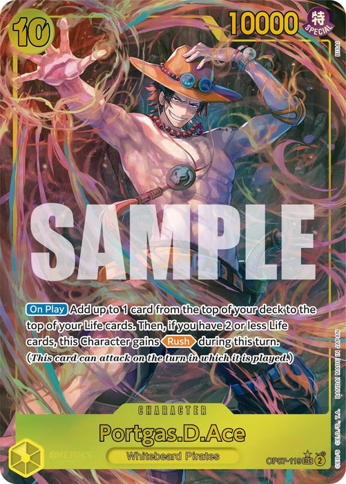 Image for Portgas.D.Ace (119) (Parallel) (OP07-119) (Foil) [500 Years in the Future] - One Piece Card Game