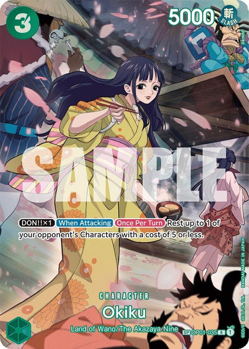 Okiku (SP) (OP01-035) (Foil) [500 Years in the Future]