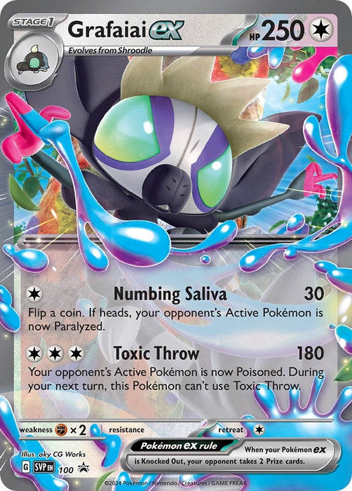 Image for Grafaiai ex - 100 (100) (Holofoil) [SV: Scarlet & Violet Promo Cards] - Pokemon