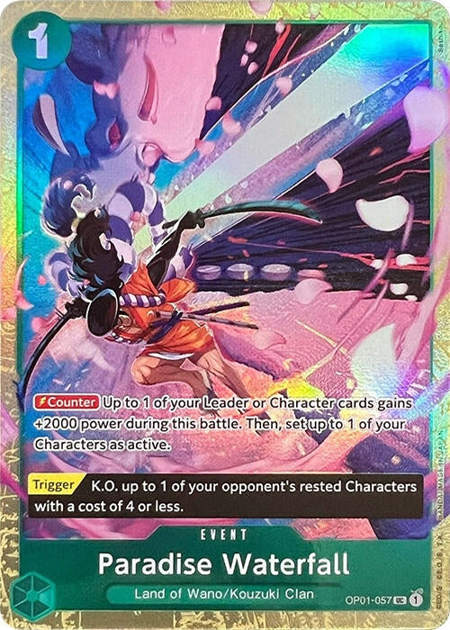 Paradise Waterfall (Premium Card Collection -Best Selection Vol. 1-) (OP01-057) (Foil) [One Piece Promotion Cards]