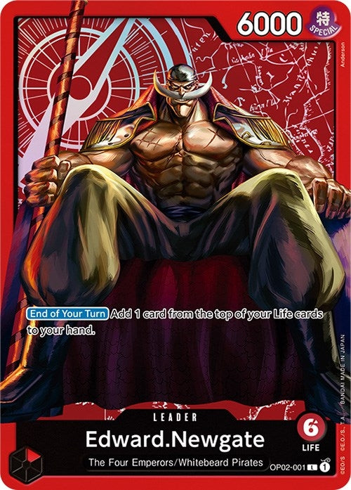 Image for Edward.Newgate (Special Goods Set -Former Four Emperors-) (OP02-001) (Foil) [One Piece Promotion Cards] - One Piece Card Game