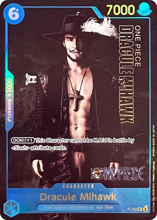 Image for Dracule Mihawk (Premium Card Collection -Live Action Edition-) (P-052) (Foil) [One Piece Promotion Cards] - One Piece Card Game