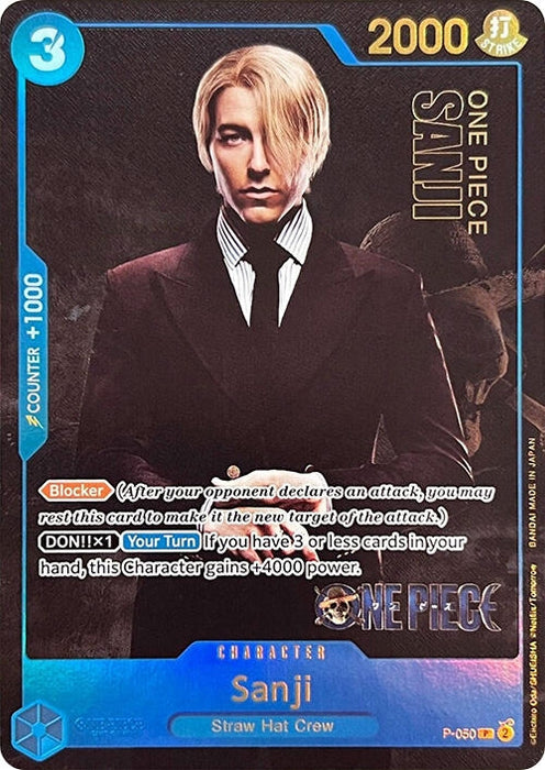 Sanji (Premium Card Collection -Live Action Edition-) (P-050) (Foil) [One Piece Promotion Cards]