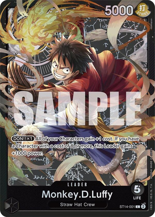 Image for Monkey.D.Luffy (001) (ST14-001) (Foil) [Starter Deck 14: 3D2Y] - One Piece Card Game