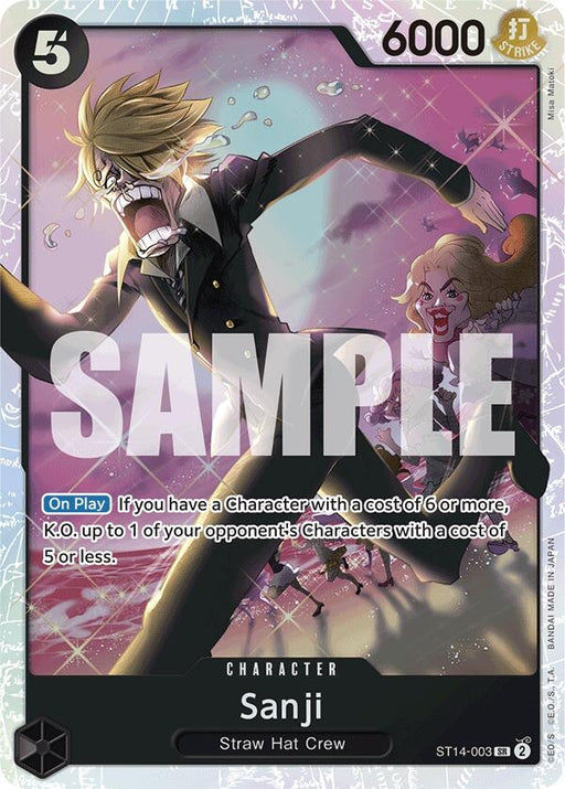 Image for Sanji (ST14-003) (Foil) [Starter Deck 14: 3D2Y] - One Piece Card Game