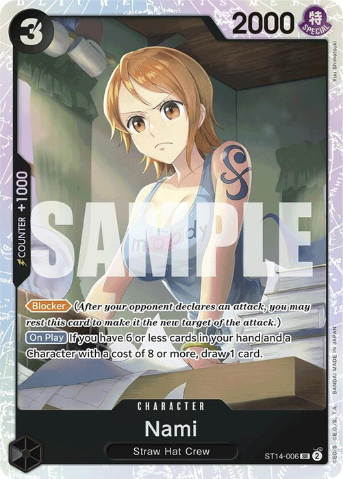 Image for Nami (ST14-006) (Foil) [Starter Deck 14: 3D2Y] - One Piece Card Game