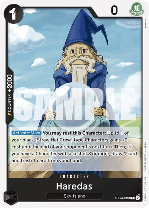 Image for Haredas (ST14-008) [Starter Deck 14: 3D2Y] - One Piece Card Game