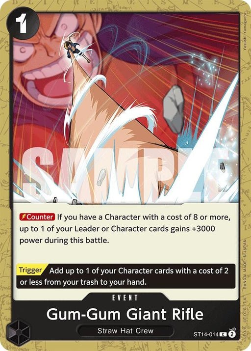Image for Gum-Gum Giant Rifle (ST14-014) [Starter Deck 14: 3D2Y] - One Piece Card Game