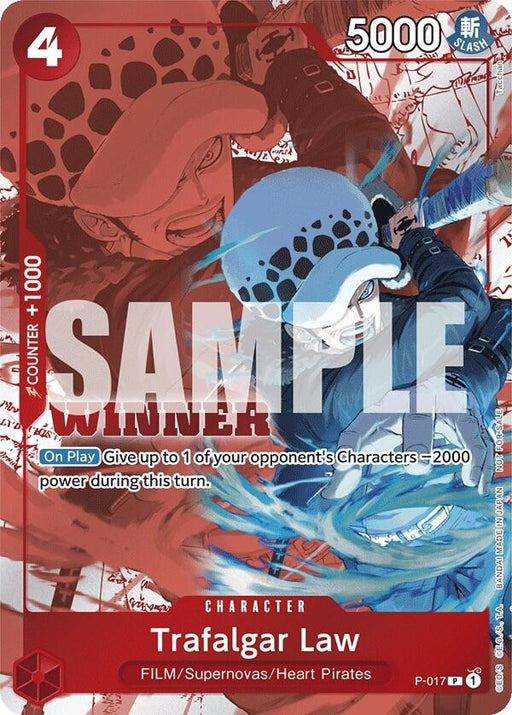Image for Trafalgar Law (Winner Pack Vol. 7) (P-017) (Foil) [One Piece Promotion Cards] - One Piece Card Game