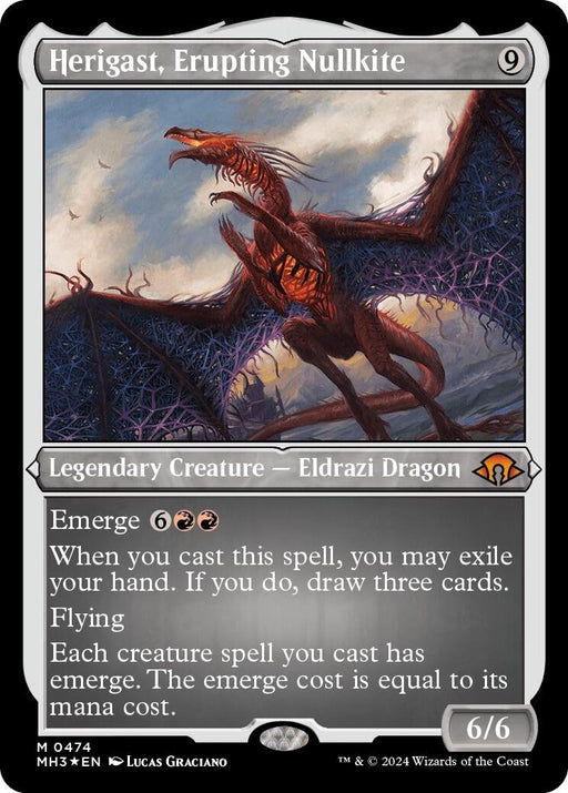 Image for Herigast, Erupting Nullkite (Foil Etched) (474) (Foil) [Modern Horizons 3] - Magic: The Gathering