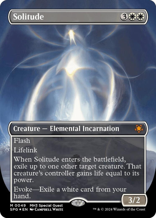 Image for Solitude (Borderless) (Textured Foil) (49) (Foil) [Special Guests] - Magic: The Gathering