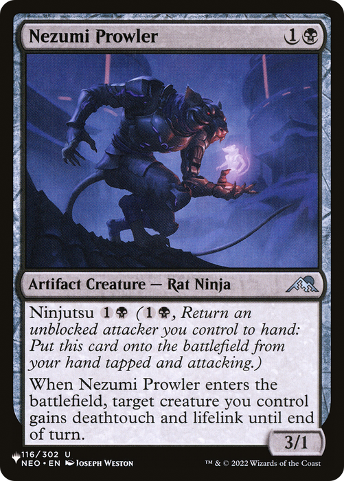 Nezumi Prowler [PLST-NEO-116] - The List