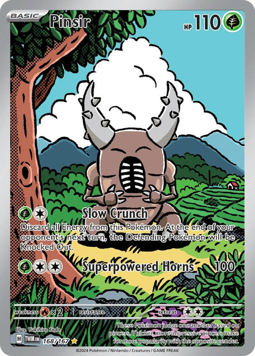 Image for Pinsir (168/167) (Holofoil) [SV06: Twilight Masquerade] - Pokemon