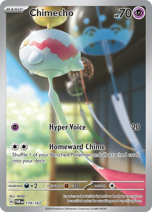 Image for Chimecho (179/167) (Holofoil) [SV06: Twilight Masquerade] - Pokemon