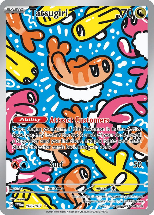 Image for Tatsugiri (186/167) (Holofoil) [SV06: Twilight Masquerade] - Pokemon