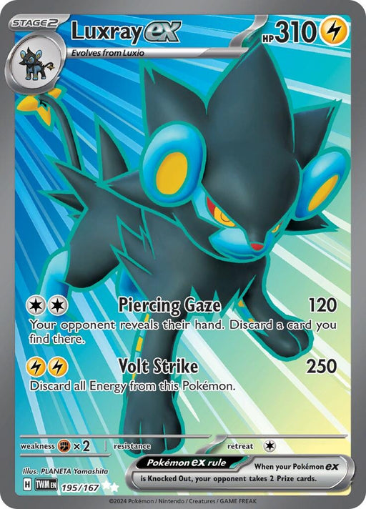 Image for Luxray ex (195/167) (Holofoil) [SV06: Twilight Masquerade] - Pokemon