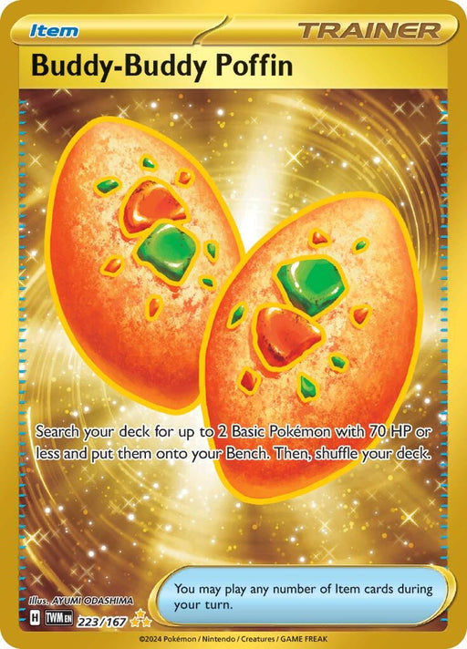 Image for Buddy-Buddy Poffin (223/167) (Holofoil) [SV06: Twilight Masquerade] - Pokemon