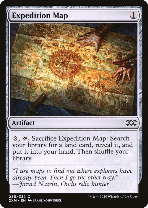 Expedition Map [2XM-255] Foil - Double Masters