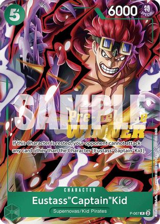 Eustass"Captain"Kid (OP-07 Pre-Release Tournament) [Winner] [P-067] (One Piece Promotion Cards)