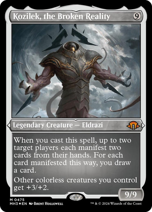 Image for Kozilek, the Broken Reality (Foil Etched) (475) (Foil) [Modern Horizons 3] - Magic: The Gathering