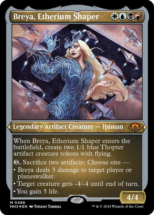 Image for Breya, Etherium Shaper (Foil Etched) (486) (Foil) [Modern Horizons 3] - Magic: The Gathering