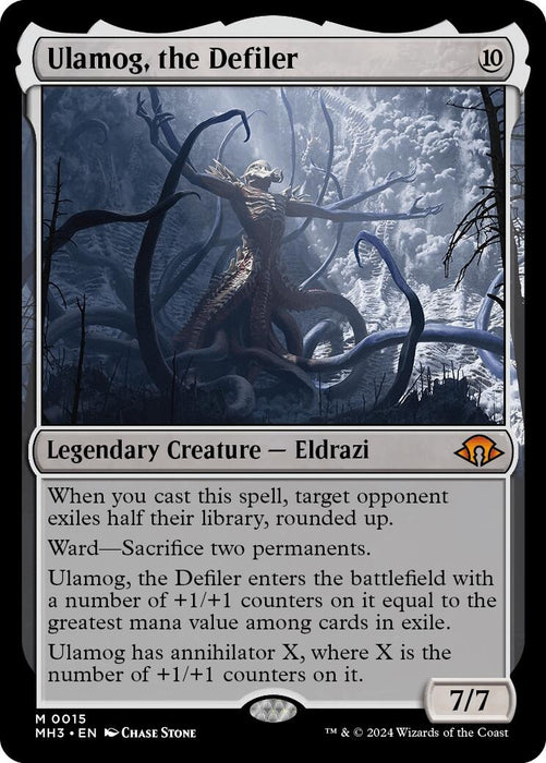 Image for Ulamog, the Defiler (15) (Foil) [Modern Horizons 3] - Magic: The Gathering
