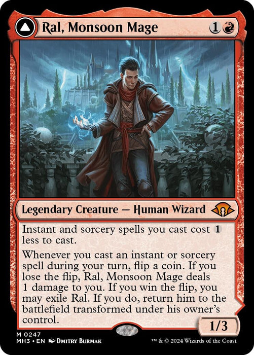 Image for Ral, Monsoon Mage (247) (Foil) [Modern Horizons 3] - Magic: The Gathering