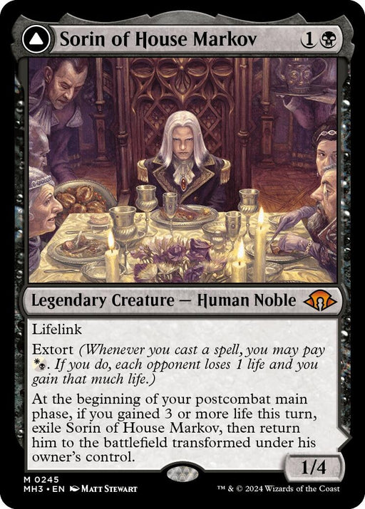 Image for Sorin of House Markov (245) (Foil) [Modern Horizons 3] - Magic: The Gathering