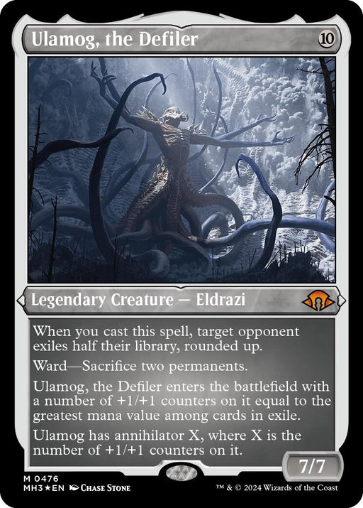 Image for Ulamog, the Defiler (Foil Etched) (476) (Foil) [Modern Horizons 3] - Magic: The Gathering