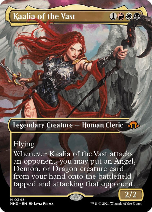 Image for Kaalia of the Vast (0343) (Borderless) (343) (Foil) [Modern Horizons 3] - Magic: The Gathering