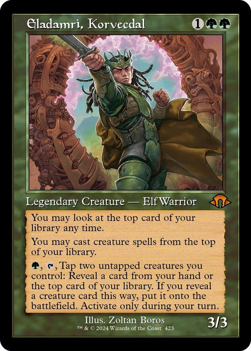 Image for Eladamri, Korvecdal (Retro Frame) (423) [Modern Horizons 3] - Magic: The Gathering