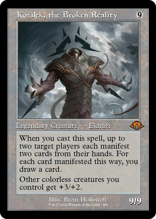 Image for Kozilek, the Broken Reality (Retro Frame) (386) [Modern Horizons 3] - Magic: The Gathering