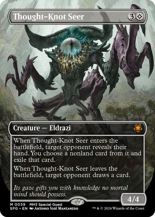 Image for Thought-Knot Seer (Borderless) (39) [Special Guests] - Magic: The Gathering