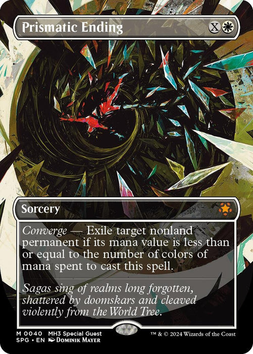 Image for Prismatic Ending (Borderless) (40) (Foil) [Special Guests] - Magic: The Gathering