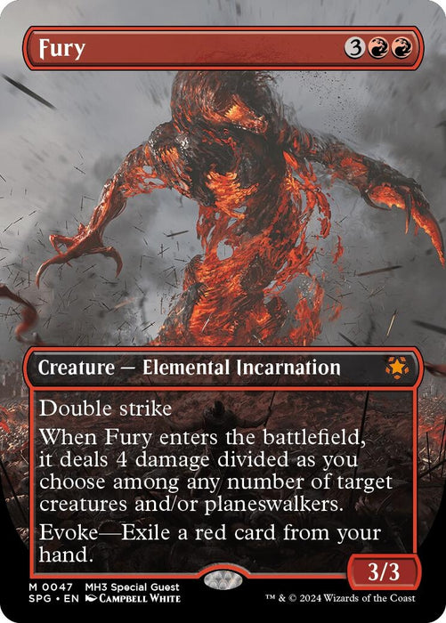 Image for Fury (Borderless) (47) (Foil) [Special Guests] - Magic: The Gathering