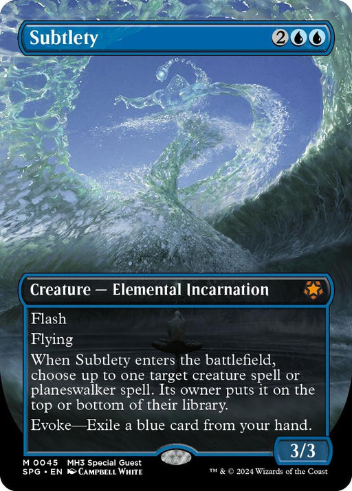 Image for Subtlety (Borderless) (45) (Foil) [Special Guests] - Magic: The Gathering