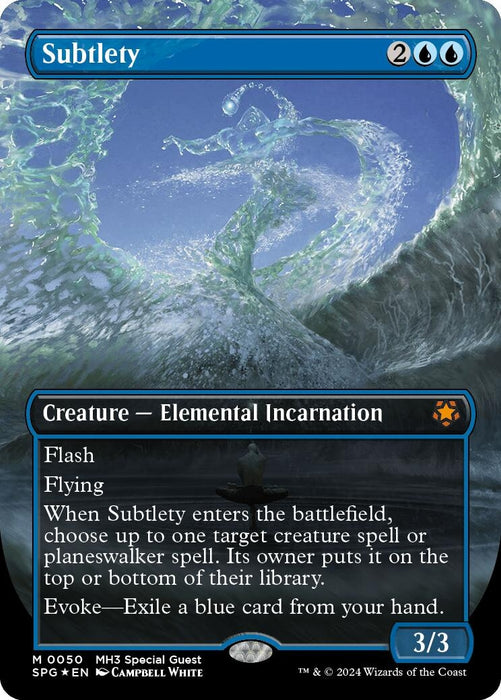 Image for Subtlety (Borderless) (Textured Foil) (50) (Foil) [Special Guests] - Magic: The Gathering