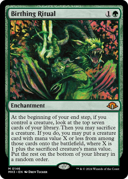 Image for Birthing Ritual (146) (Foil) [Modern Horizons 3] - Magic: The Gathering