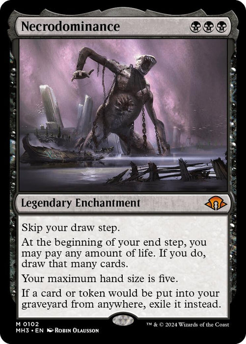 Image for Necrodominance (102) (Foil) [Modern Horizons 3] - Magic: The Gathering
