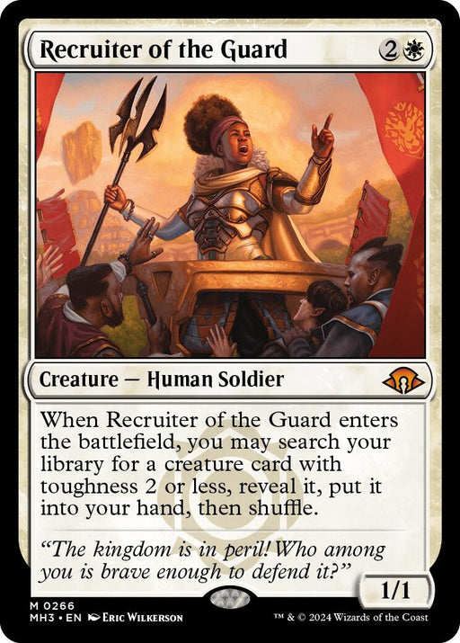 Image for Recruiter of the Guard (266) (Foil) [Modern Horizons 3] - Magic: The Gathering