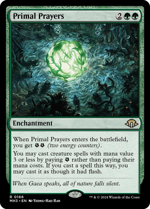 Image for Primal Prayers (166) [Modern Horizons 3] - Magic: The Gathering